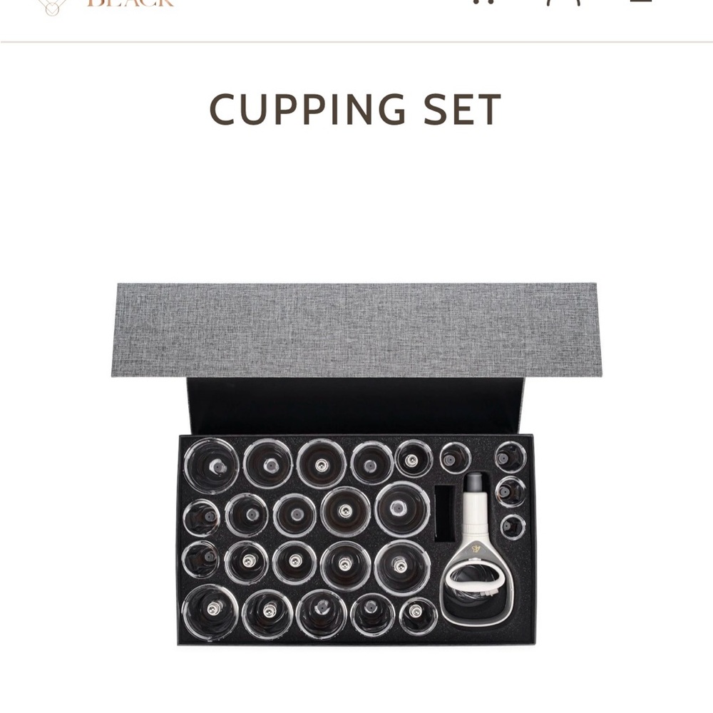 Ashley Black Therapeutic Cupping Set